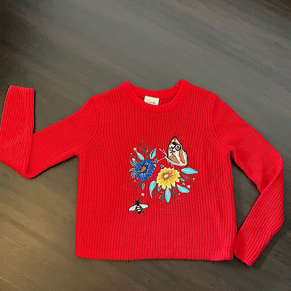 Red sweater